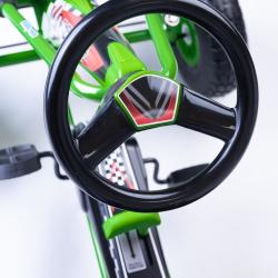 BABY MIX Dětská šlapací motokára Go-kart Razor růžová