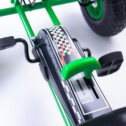 BABY MIX Dětská šlapací motokára Go-kart Razor růžová