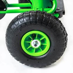 BABY MIX Dětská šlapací motokára Go-kart Razor zelená