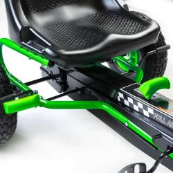 BABY MIX Dětská šlapací motokára Go-kart Razor zelená