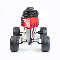 BABY MIX Dětská šlapací motokára Go-kart Speedy červená