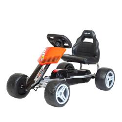 BABY MIX Dětská šlapací motokára Go-kart Speedy červená BABY MIX Dětská šlapací motokára Go-kart Speedy červená