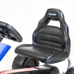 Baby Mix Dětská šlapací motokára Go-kart Speedy modrá