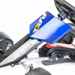 Baby Mix Dětská šlapací motokára Go-kart Speedy modrá