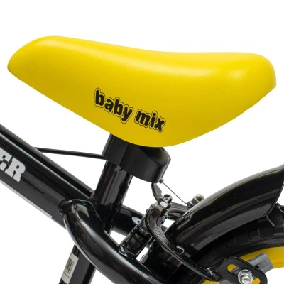Baby Mix Dětské balanční kolo s brzdou Traveller černé