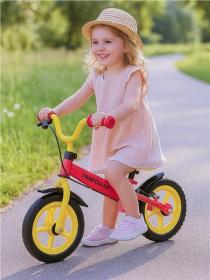 Baby Mix Dětské balanční kolo s brzdou Traveller červené
