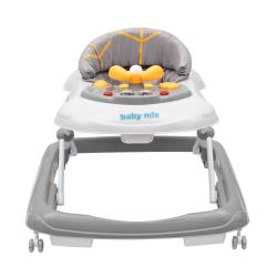 BABY MIX Dětské chodítko s volantem a silikonovými kolečky