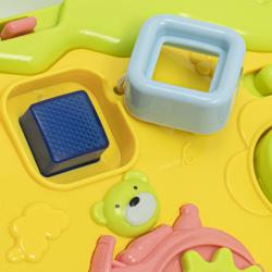 BABY MIX Dětské hrající chodítko růžové