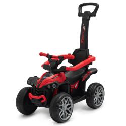 Baby Mix Dětské odrážedlo Mega Prime EVA s vodící tyčí červené Baby Mix Dětské odrážedlo Mega Prime EVA s vodící tyčí červené