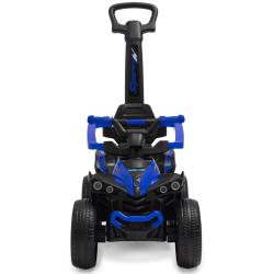 Baby Mix Dětské odrážedlo Mega Prime EVA s vodící tyčí modré