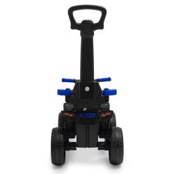 Baby Mix Dětské odrážedlo Mega Prime EVA s vodící tyčí modré