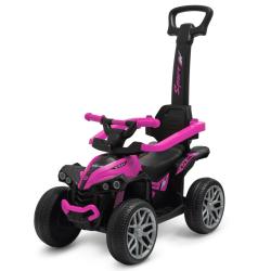 Baby Mix Dětské odrážedlo Mega Prime EVA s vodící tyčí růžové Baby Mix Dětské odrážedlo Mega Prime EVA s vodící tyčí růžové