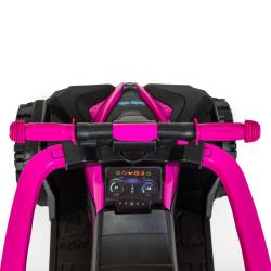 Baby Mix Dětské odrážedlo Mega s vodící tyčí žluté