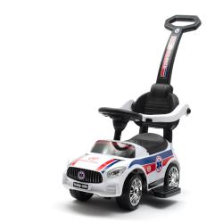 BABY MIX Dětské odrážedlo se zvukem a vodící tyčí AMBULANCE bílé BABY MIX Dětské odrážedlo se zvukem a vodící tyčí AMBULANCE bílé