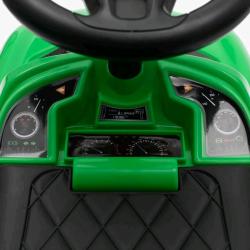 BABY MIX Dětské odrážedlo se zvukem a vodící tyčí RACER červené