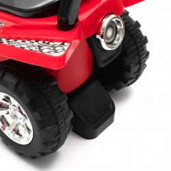 BABY MIX Dětské odrážedlo se zvukem Čtyřkolka modrá