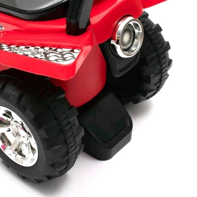 BABY MIX Dětské odrážedlo se zvukem Čtyřkolka růžová