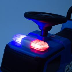 BABY MIX Dětské odrážedlo se zvukem Mercedes POLICE modré