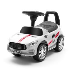 BABY MIX Dětské odrážedlo se zvukem RACER bílé
