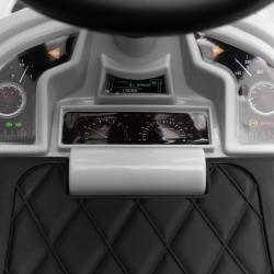 BABY MIX Dětské odrážedlo se zvukem RACER bílé