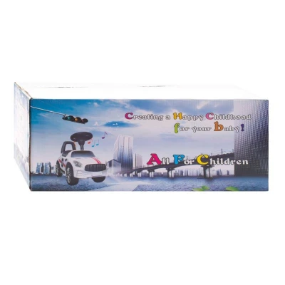 BABY MIX Dětské odrážedlo se zvukem RACER bílé