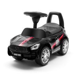 BABY MIX Detské odrážadlo so zvukom RACER čierne