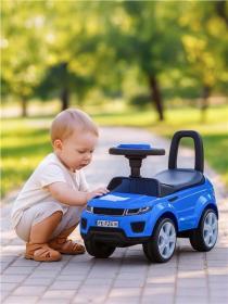 Baby Mix Dětské odrážedlo SUV Prime modré v kůži