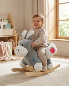 Baby Mix Houpací hračka s melodií oslík
