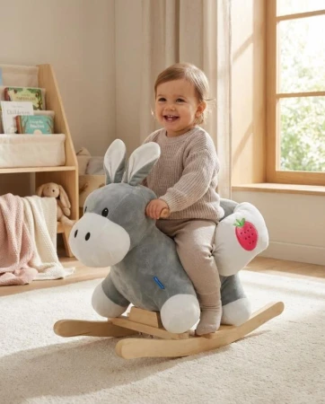 Baby Mix Houpací hračka s melodií oslík