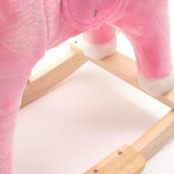 BABY MIX Houpací koník s melodií a šátkem Hvězdička
