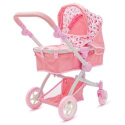 Baby Mix Kočárek pro panenky 2v1 Sophie pink Baby Mix Kočárek pro panenky 2v1 Sophie pink