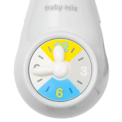 Baby Mix Kolotoč nad postýlku se světelným projektorem šedý POUZE Šedá (VÝPRODEJ)