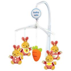 Baby Mix Kolotoč nad postýlku Zajíčci Baby Mix Kolotoč nad postýlku Zajíčci