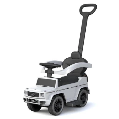 BABY MIX Odrážedlo s vodící tyčí Mercedes Benz G-Class bílé BABY MIX Odrážedlo s vodící tyčí Mercedes Benz G-Class bílé