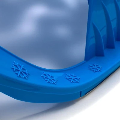 BABY MIX Plastové sáňky s opěradlem SNOW STAR červené