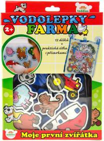 Baby vodolepky Moje první farma pěnová zvířátka sada 12ks v síťce