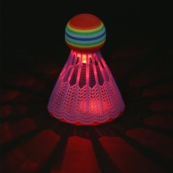 NILS NBL6091 s LED 3 ks Badmintonové míčky