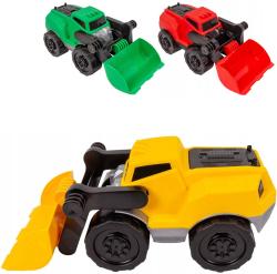 Bagr 28cm baby barevný nakladač volný chod na písek 3 barvy