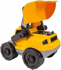 Bagr 28cm baby barevný nakladač volný chod na písek 3 barvy