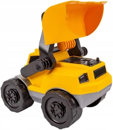 Bagr 28cm baby barevný nakladač volný chod na písek 3 barvy