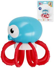 Bam Bam Baby Chobotnice 8cm chrastítko pro miminko plast na kartě