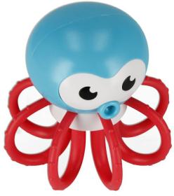 Bam Bam Baby Chobotnice 8cm chrastítko pro miminko plast na kartě