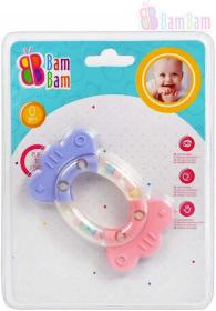 Bam Bam Baby chrastítko BONBON kousátko pro miminko Bam Bam Baby chrastítko BONBON kousátko pro miminko