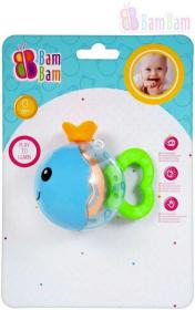 Bam Bam Baby chrastítko RYBIČKA kousátko pro miminko Bam Bam Baby chrastítko RYBIČKA kousátko pro miminko