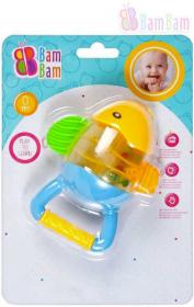 Bam Bam Baby chrastítko RYBKA kousátko pro miminko