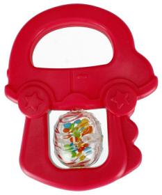 Bam Bam Baby chrastítko veselé set 3ks klipem pro miminko plast na kartě