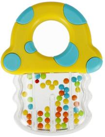 Bam Bam Baby chrastítko veselé set 3ks klipem pro miminko plast na kartě