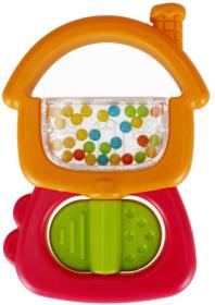 Bam Bam Baby chrastítko veselé set 3ks klipem pro miminko plast na kartě