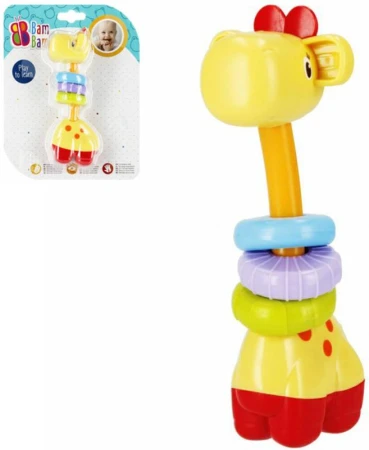 Bam Bam Baby chrastítko žirafka plast pro miminko Bam Bam Baby chrastítko žirafka plast pro miminko