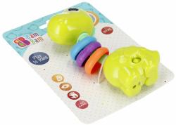 Bam Bam Baby dinosaurus hudební na baterie pro miminko 2 barvy Světlo Zvuk